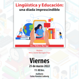 Conferencia Magistral: “Lingüística y Educación: una díada imprescindible”.